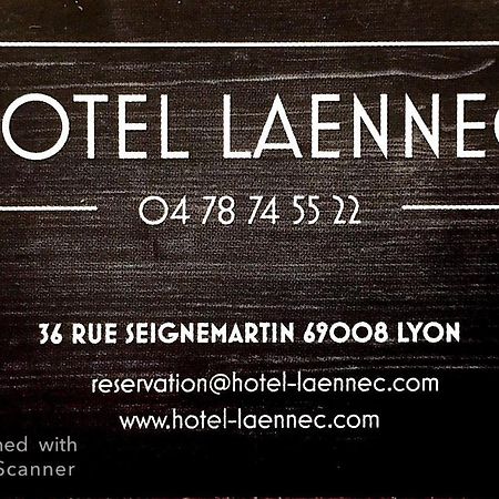 Laennec Hotel Lyon Ngoại thất bức ảnh