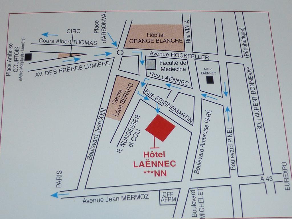 Laennec Hotel Lyon Ngoại thất bức ảnh